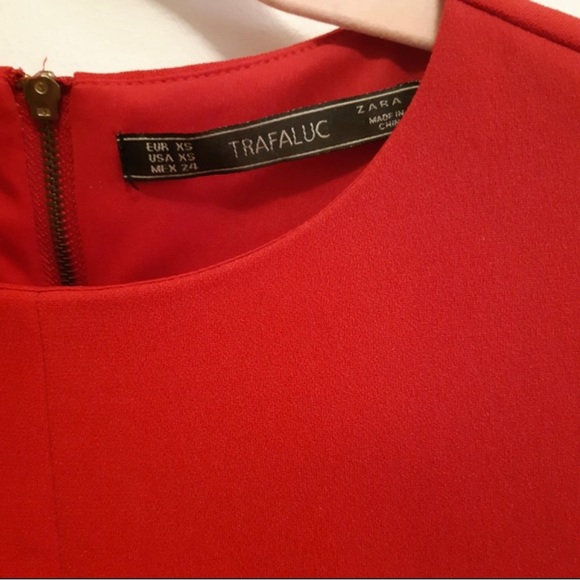 Red Zara sleeveless dress XS - Picture 5 of 6